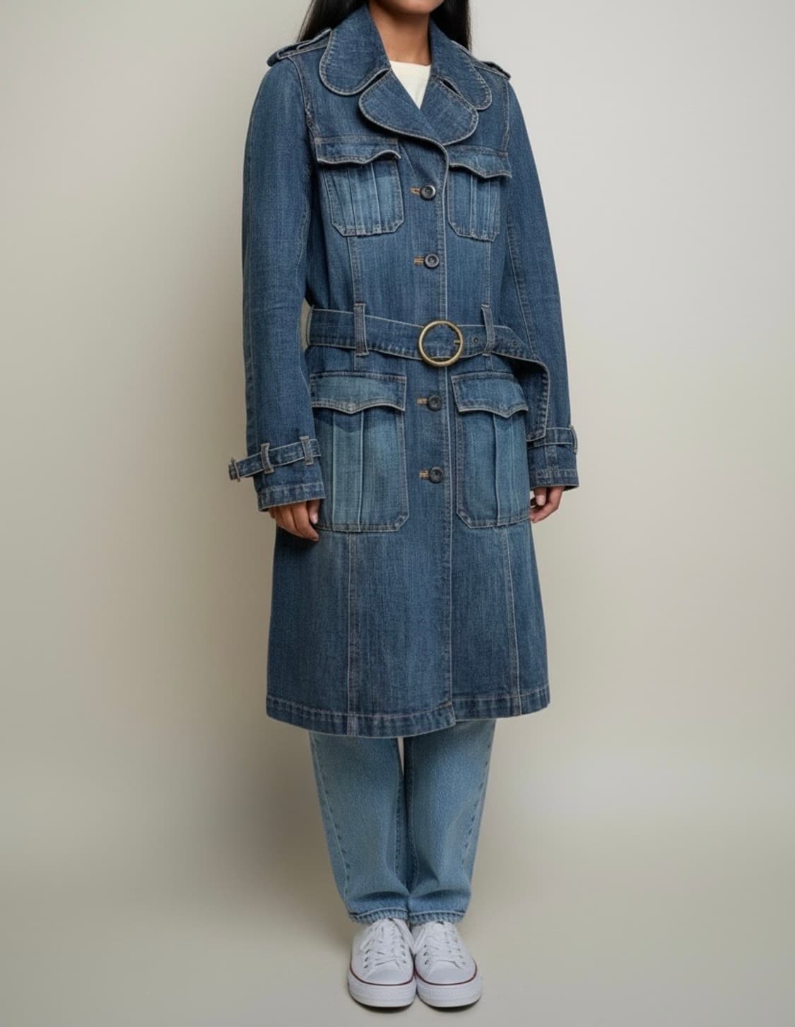 L.G.B 여성 데님 코트 상품이미지1