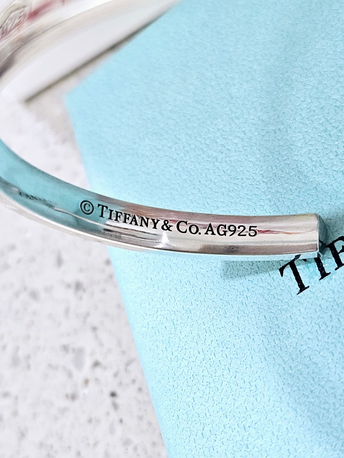 티파니앤코 1837 커프 팔찌 실버 [정품/영수증포함풀구성] 상품이미지5