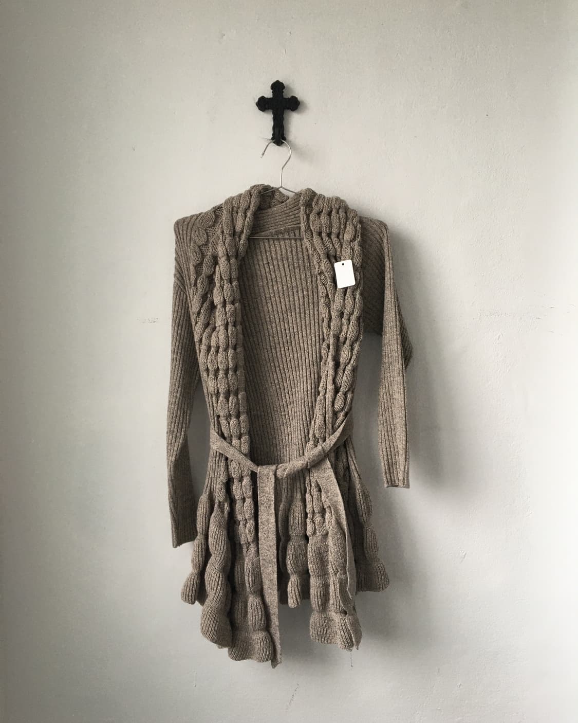 Drape knit cardigan 상품이미지1