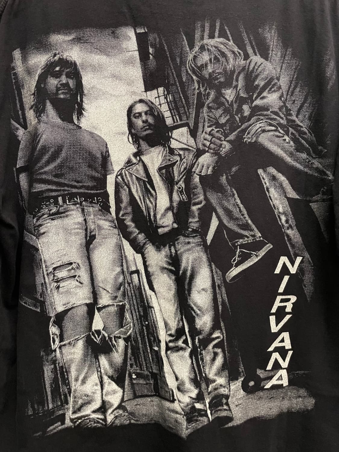(XL)90s Nirvana 너바나 커트코베인 빈티지 밴드티셔츠 상품이미지8