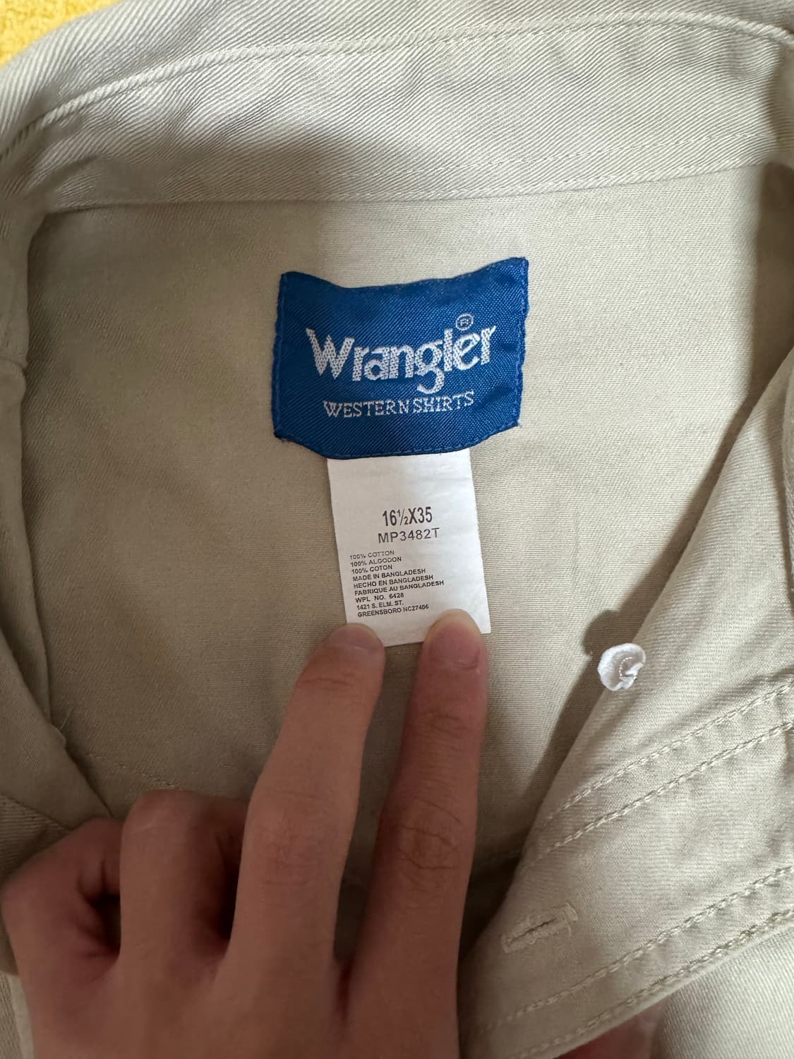 랭글러 웨스턴 셔츠 상품이미지2