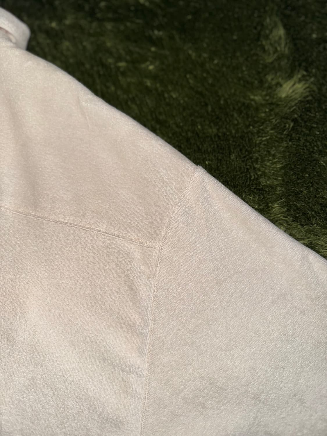[S,M,L] 푸마 X 루드 루이지 테리 릴렉스 핏 하프 셔츠 화이트 상품이미지10