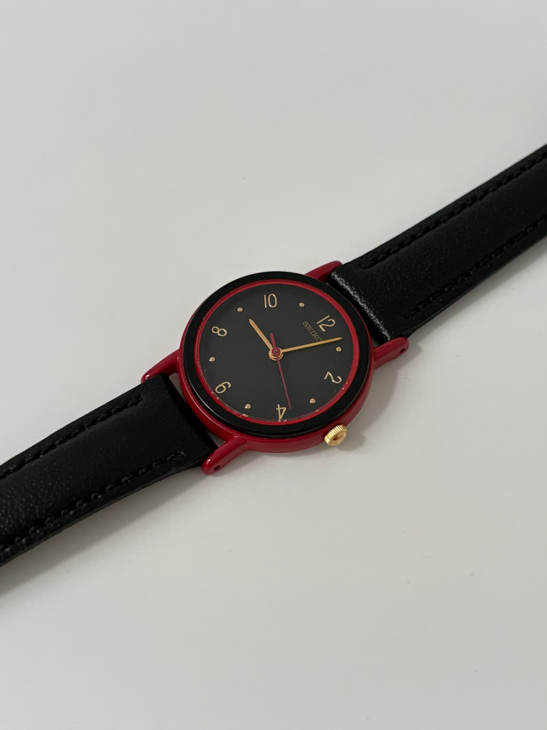 80s black dial ladies quartz (deadstock) 상품이미지4
