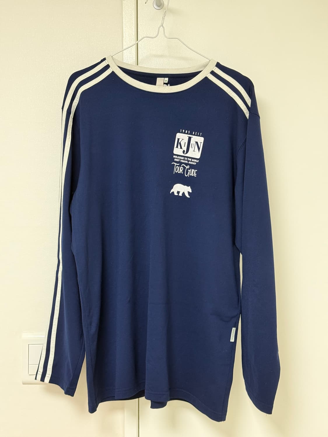 Kijun 기준 풋볼 롱슬리브 네이비 M 상품이미지2