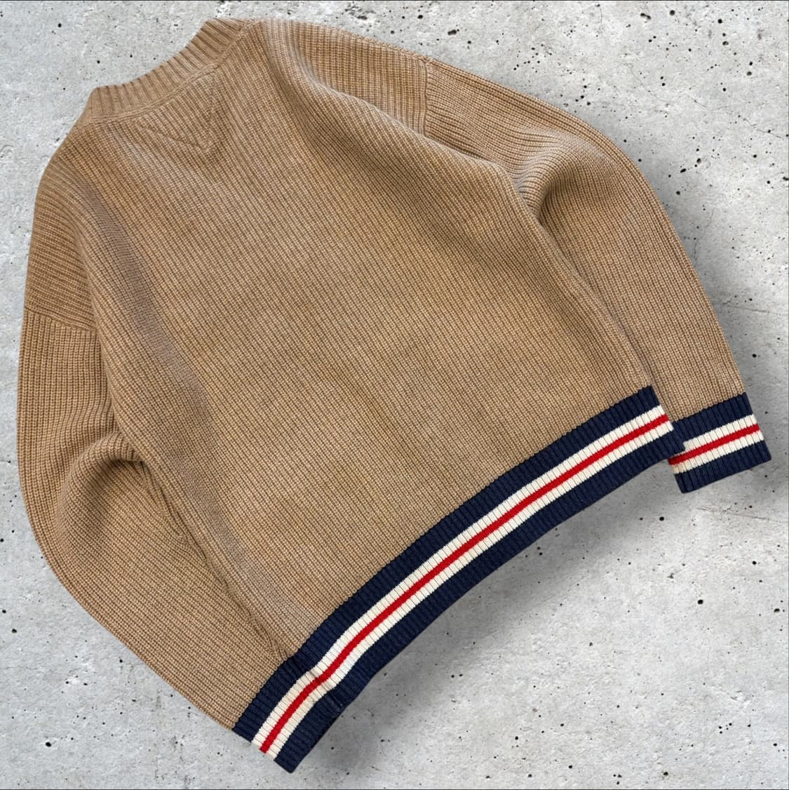 [XL] 타미힐피거 타미진스 베이지 니트 가디건 D380 상품이미지2