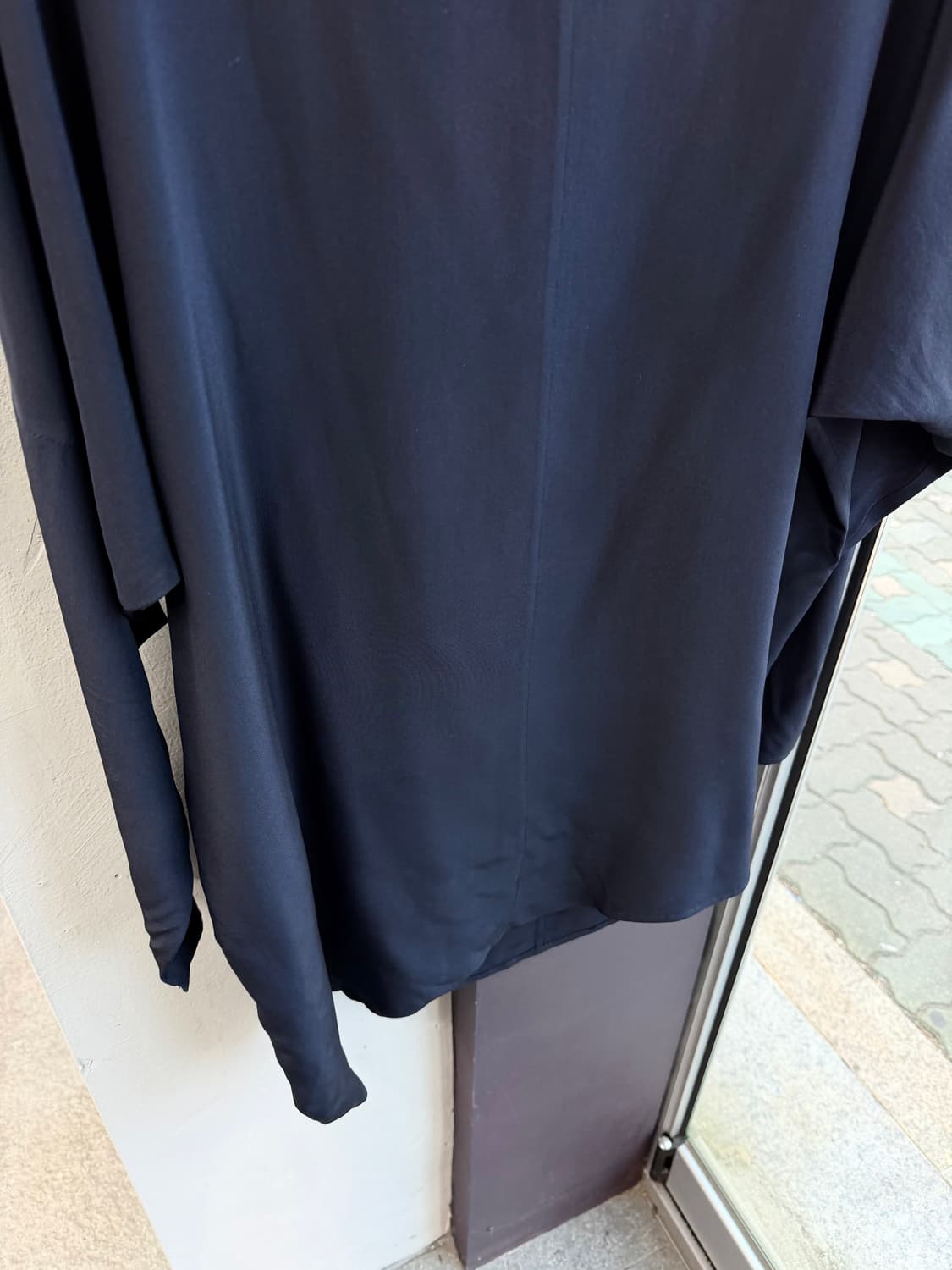 42/ 요지야마모토 실크 슬리브 긴팔 상품이미지7