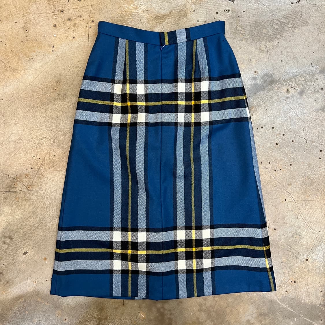 York land 체크 울 스커트 상품이미지4