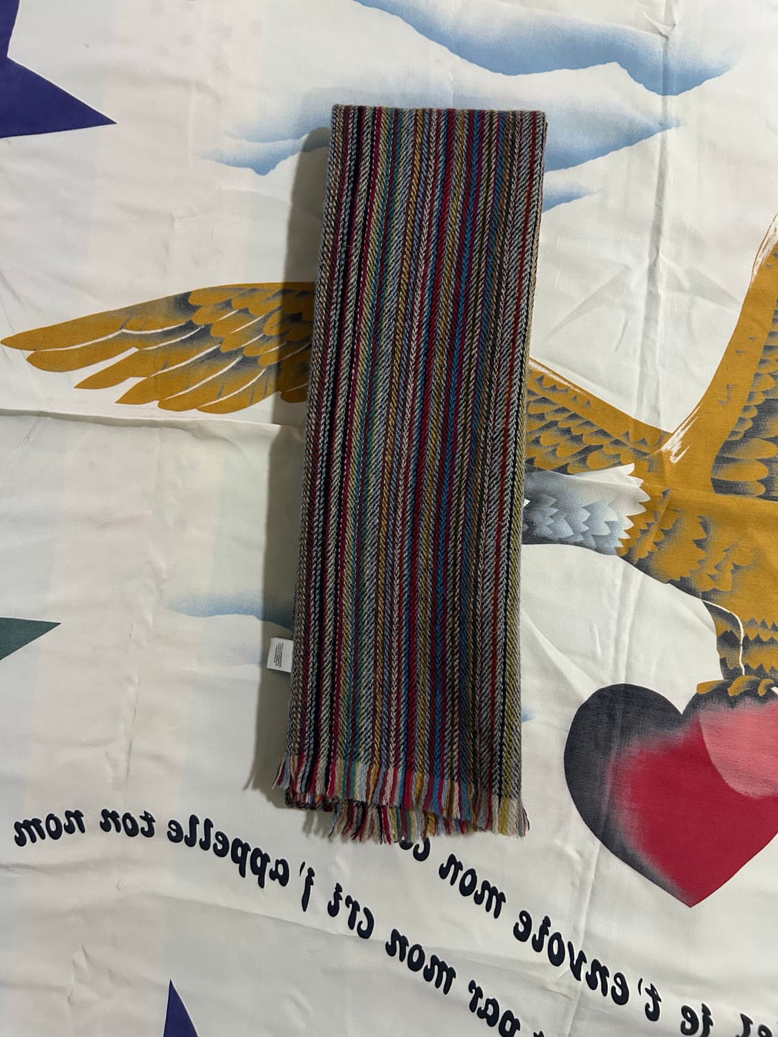 폴 스미스 램스울 스트라이프 머플러 상품이미지1