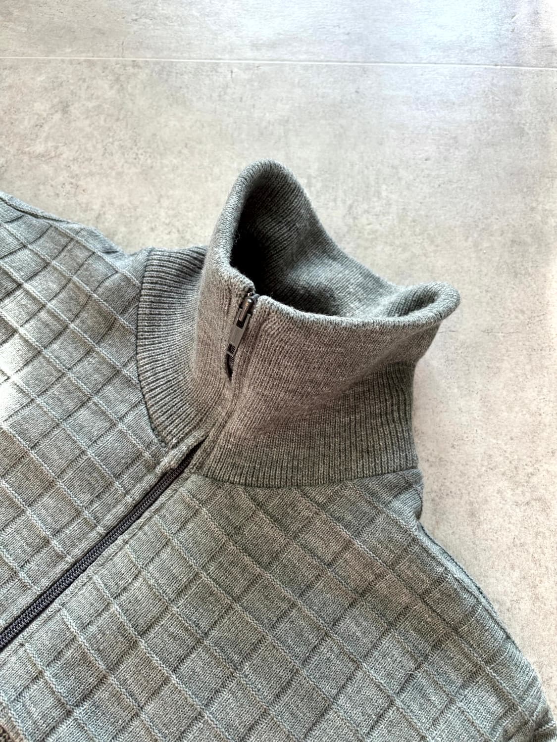 80's Montgomery Ward 니트 집업 자켓 XL 상품이미지6