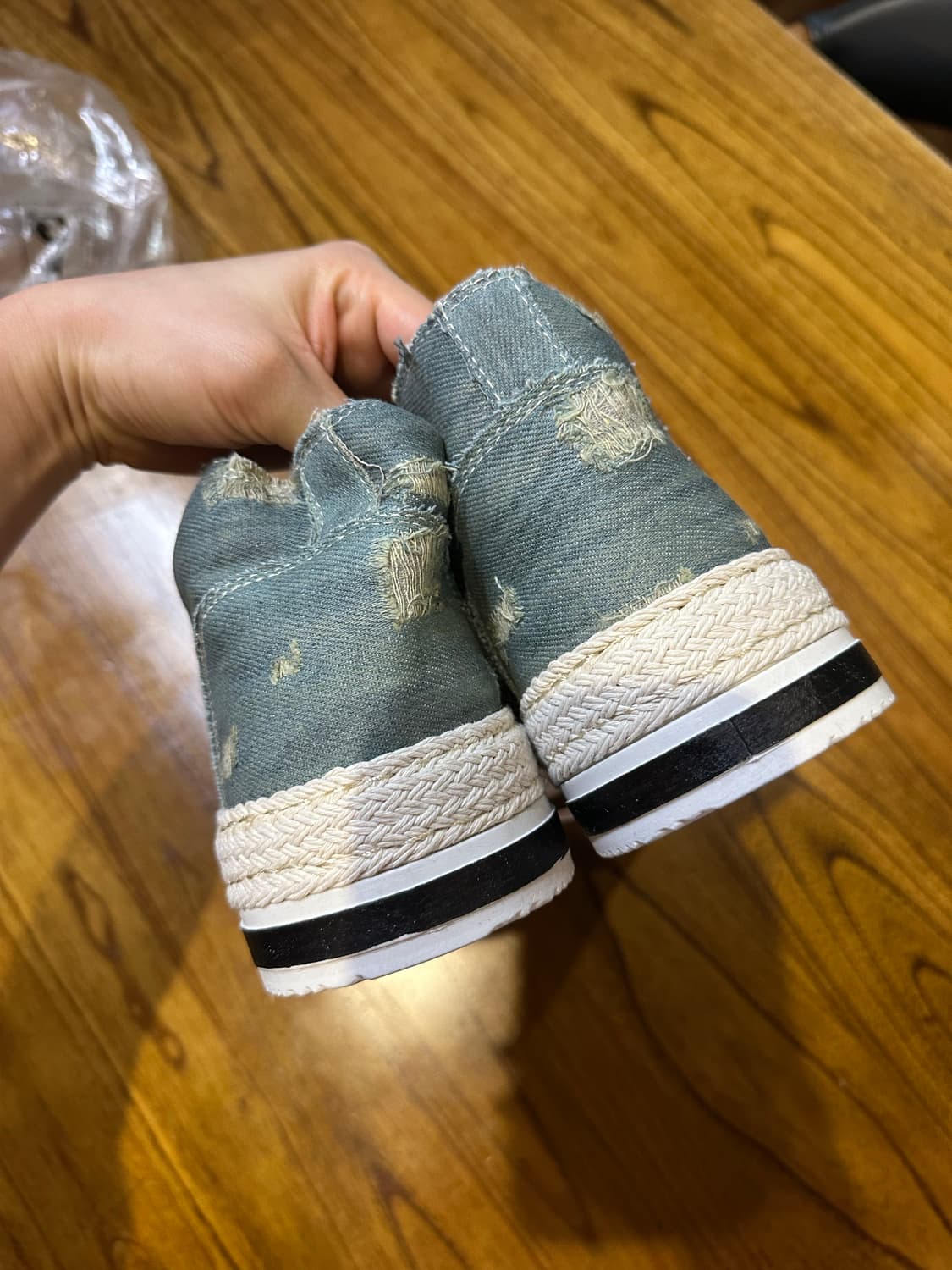 새상품) 임팔라 데님 하이탑 스니커즈 44사이즈 / 280 상품이미지7