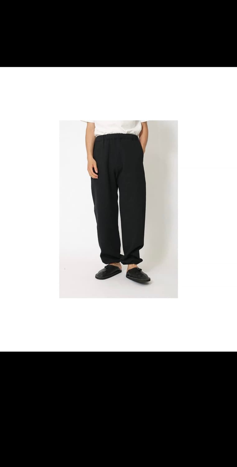 스노우피크재팬 리사이클 코튼 스웻팬츠 블랙 L 상품이미지8