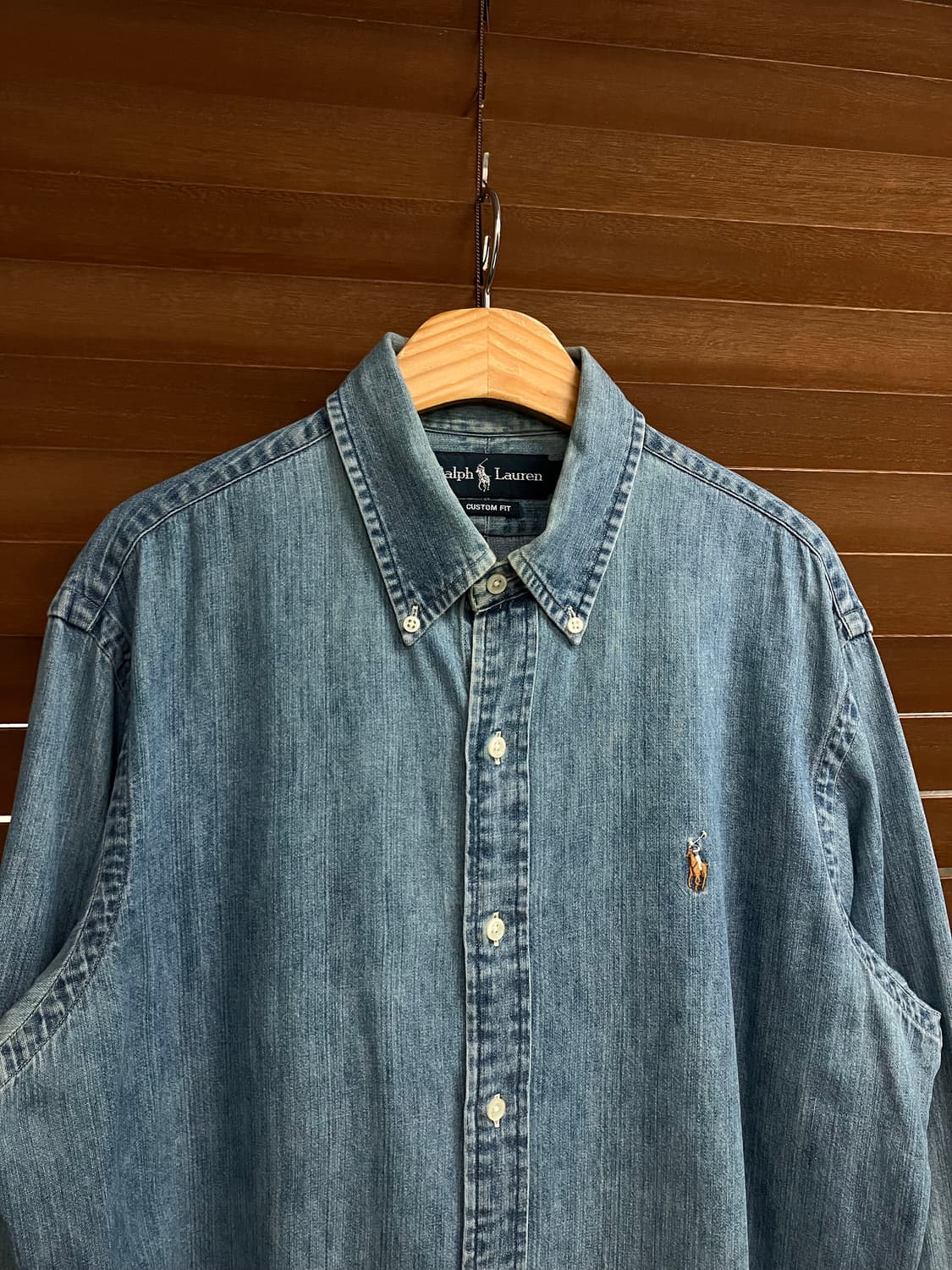 폴로 랄프로렌 중청 데님 셔츠 청남방 상품이미지2