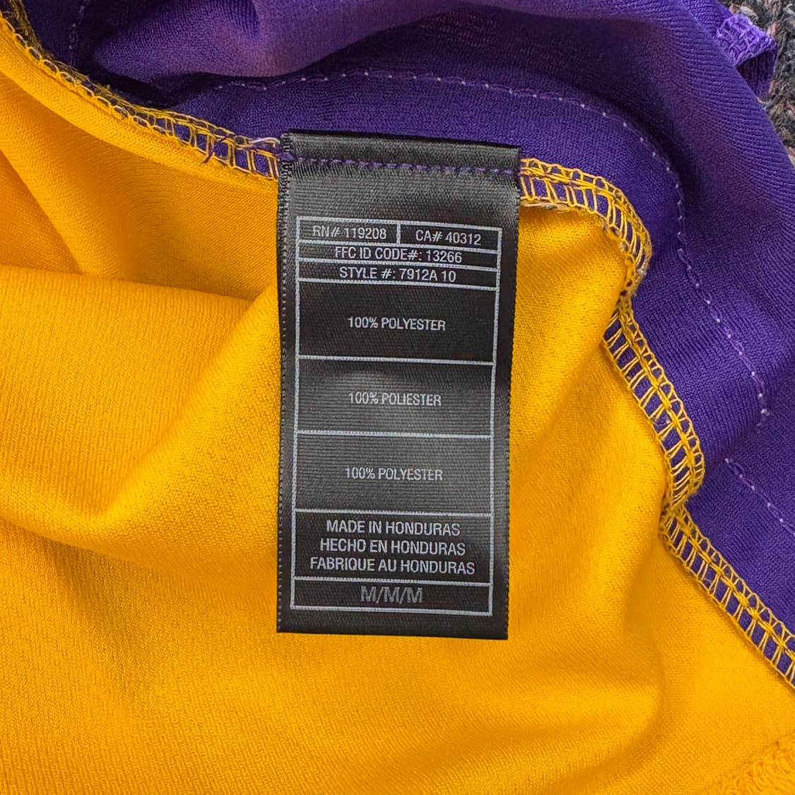 M 아디다스 로스앤젤레스 레이커스 No.24 코비 브라이언트 저지 042 상품이미지6