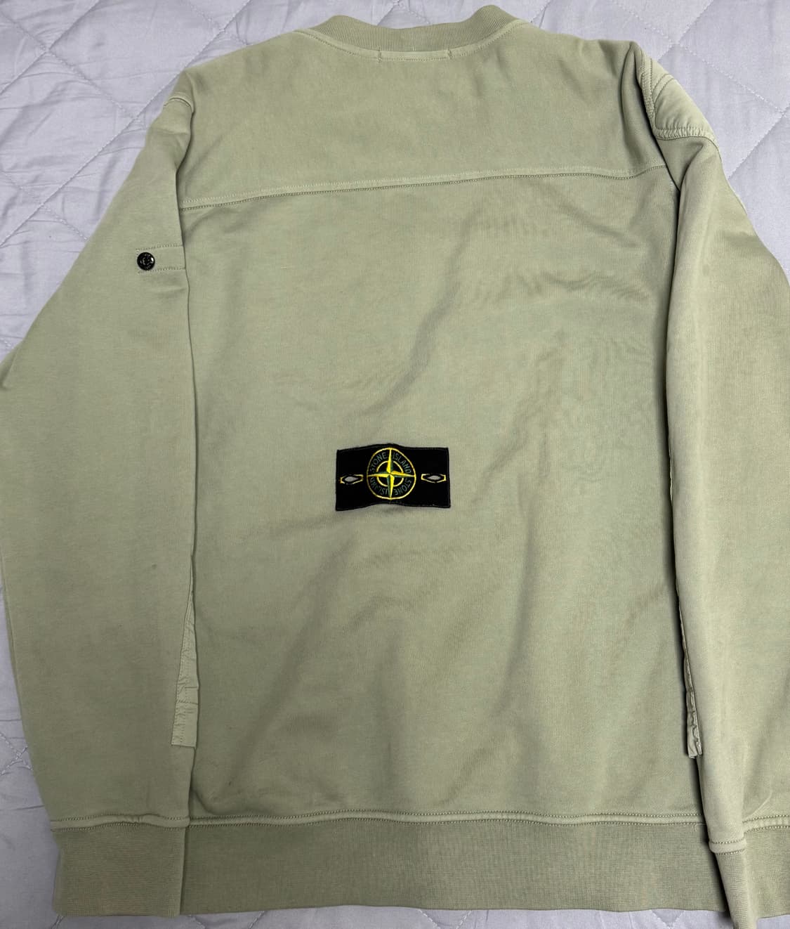 [M]스톤아일랜드 카키 크루넥 맨투맨 상품이미지8