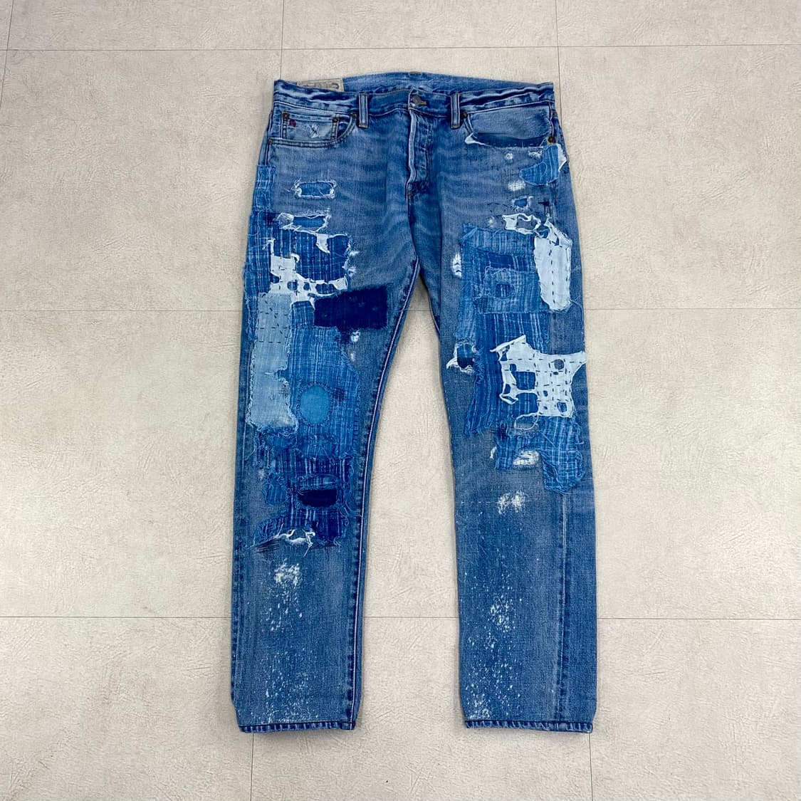 폴로 설리반 패치워크 데님 진 (34) 상품이미지1