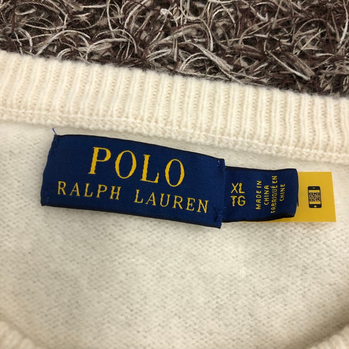 폴로 랄프로렌 아이보리 여성 울 니트 스웨터 상품이미지3