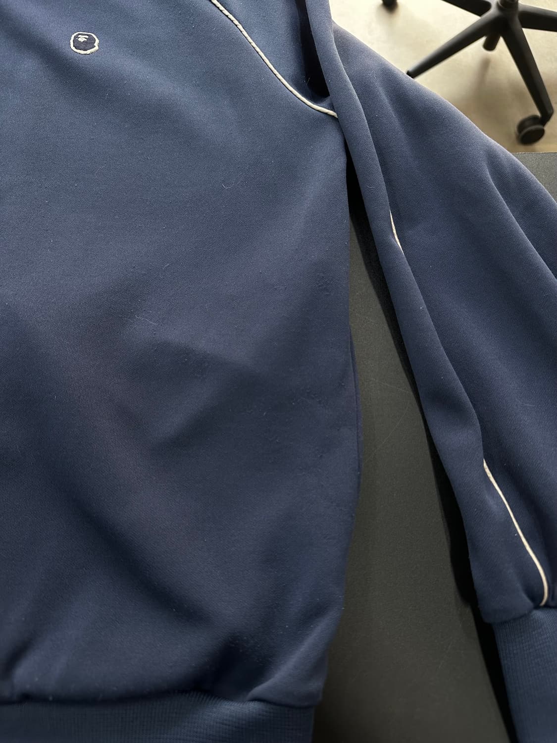 베이프 00s 자수사루 트랙 투웨이 후드져지집업 상품이미지5