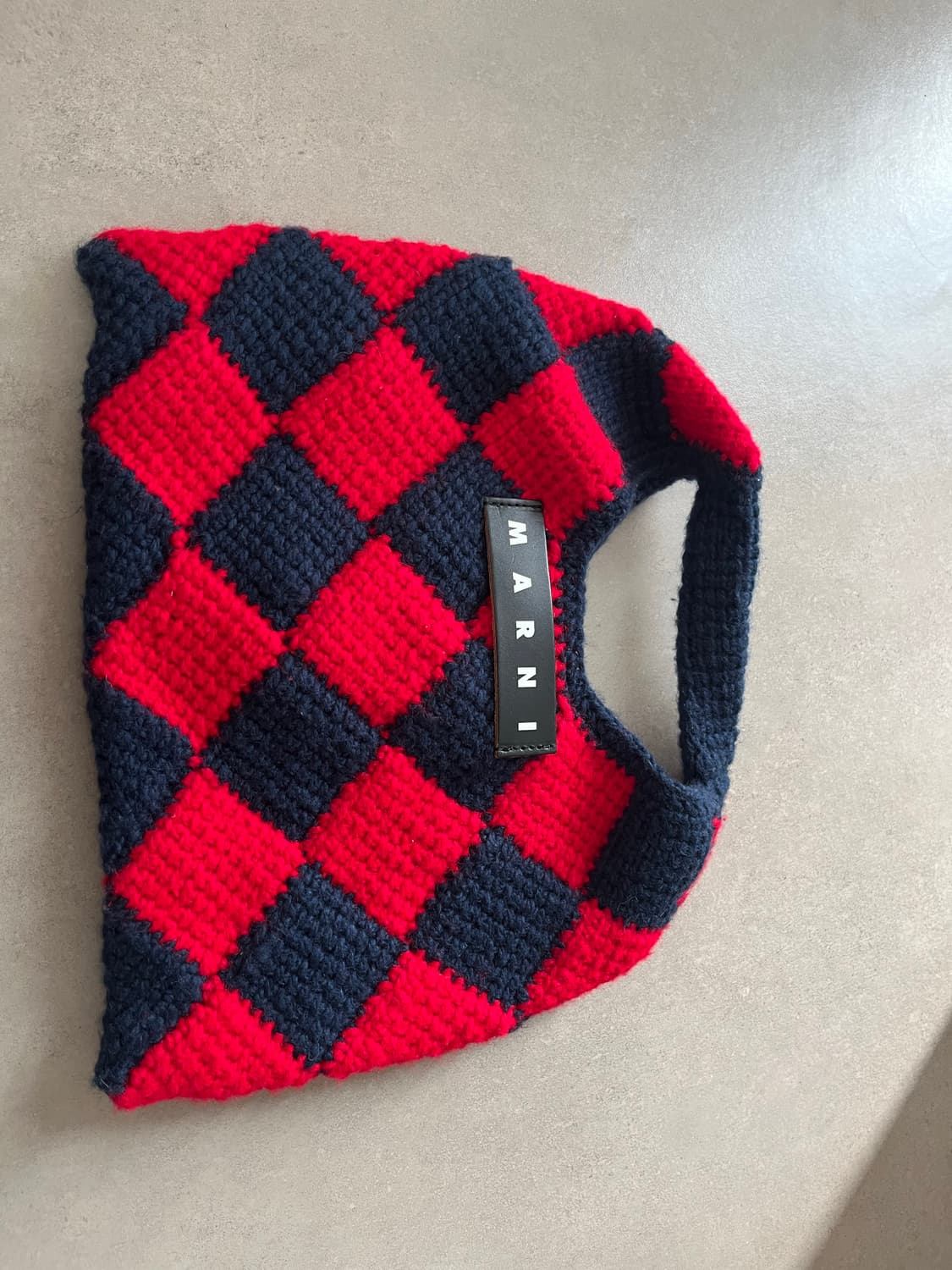 마르니 다이아몬드 울 니트 토트백 상품이미지1