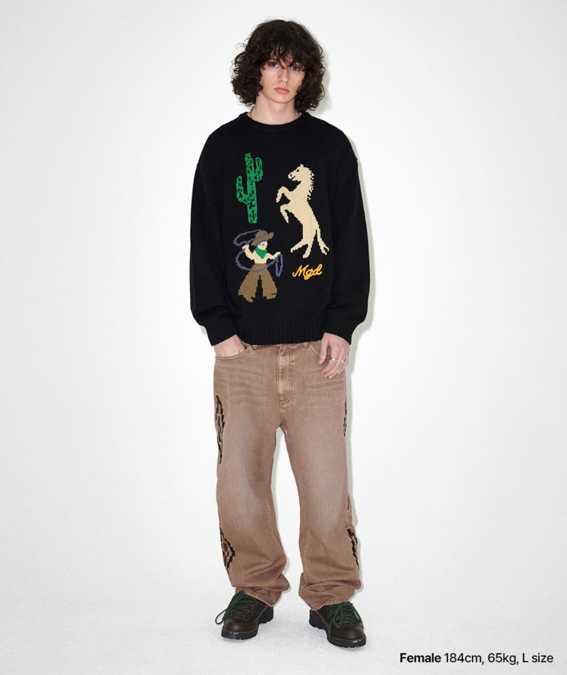 마하그리드 COWBOY KNIT SWEATER 상품이미지1