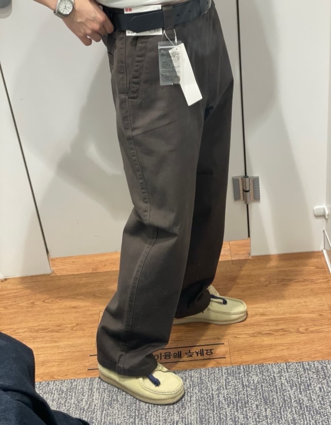 유니클로U 르메르 와이드핏 치노팬츠 상품이미지4