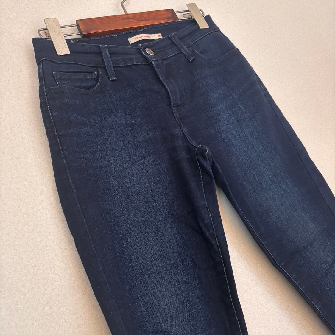 리바이스 710 청바지 슬림 26 슈퍼 스키니 데님 스판 레깅스  상품이미지9