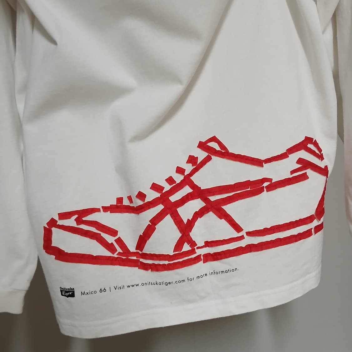 오니츠카타이거 onitsuka tiger 롱슬리브 긴팔티 오버핏 호랑이 상품이미지8