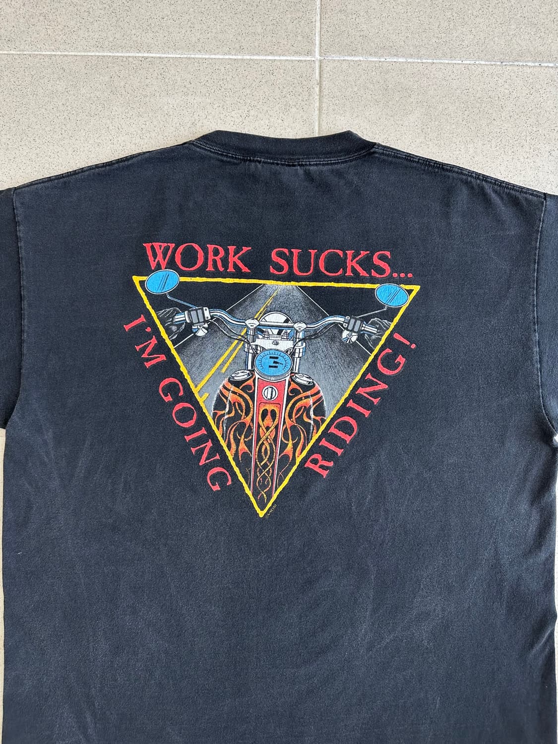 90s 빈티지 바이크 티셔츠 XL 할리데이비슨 상품이미지3