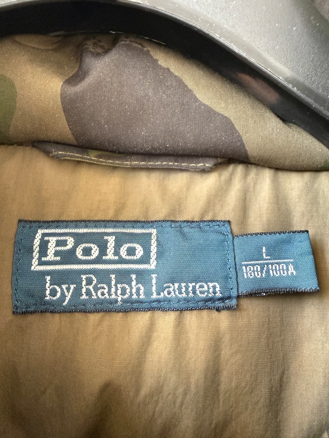 00‘s Polo by Ralph Lauren 카모 다운 베스트 (L) 상품이미지3