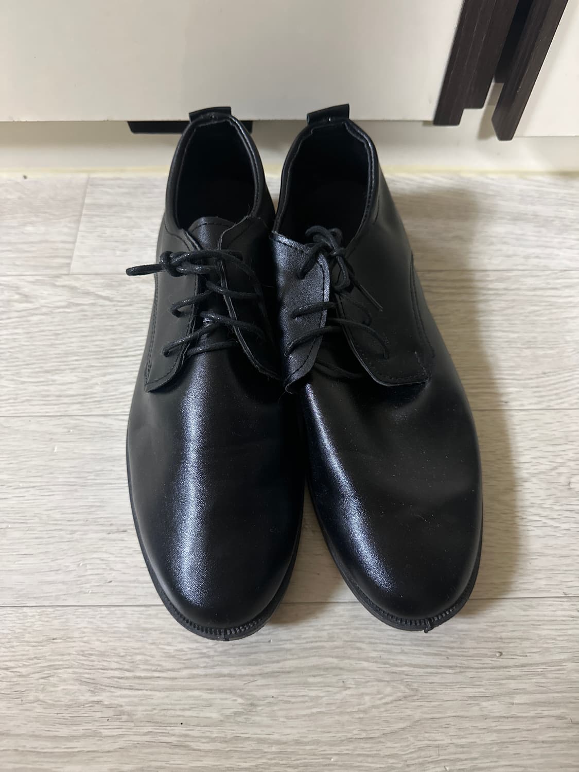 290~295 검정 더비 슈즈 구두 로퍼 상품이미지1