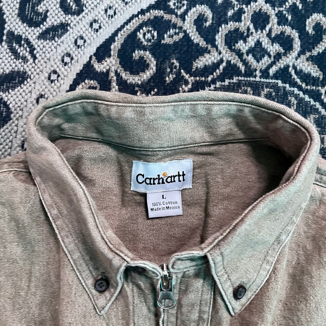 L 칼하트 크롭 리메이크 셔츠 자켓/W2725 상품이미지5