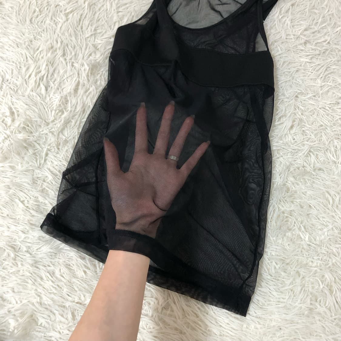 빈티지 시스루(전체) 나시 롱슬리브 상품이미지3