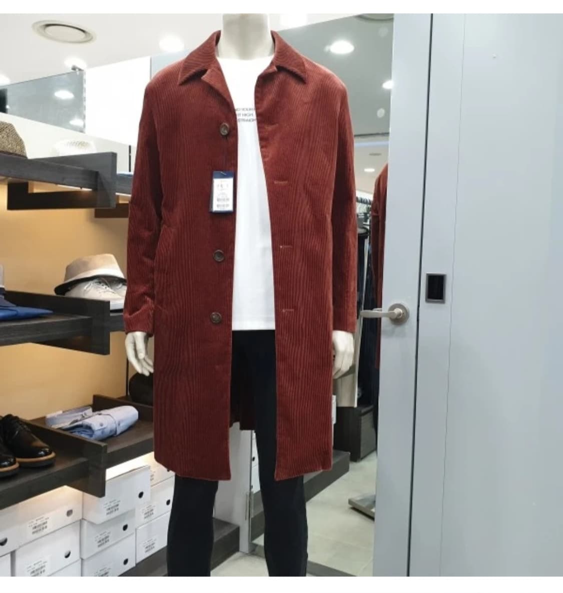 (새상품급)바쏘 코듀로이 브라운 맥코트 XL 상품이미지7