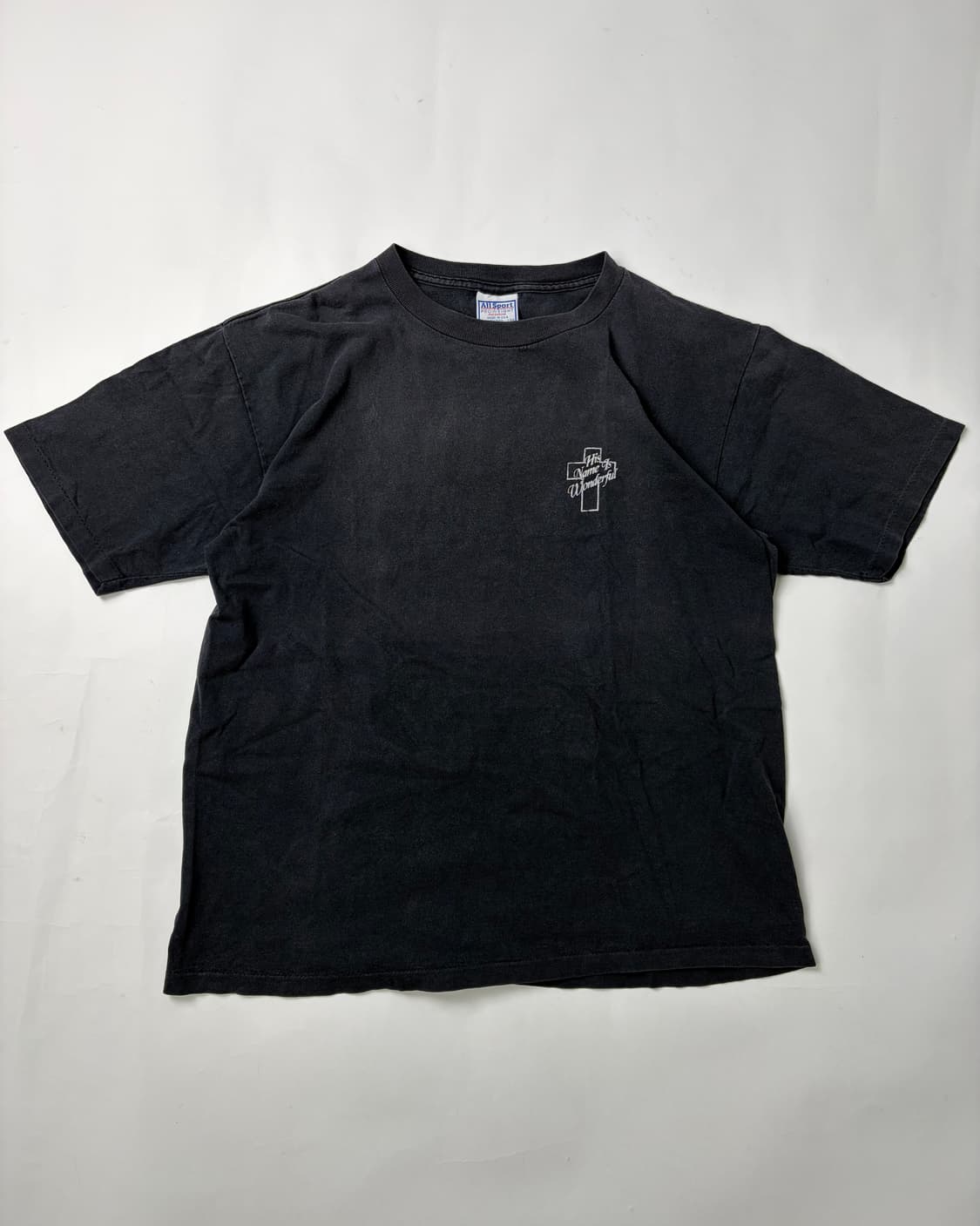 90s Jesus' Cross Tee (black) 상품이미지1
