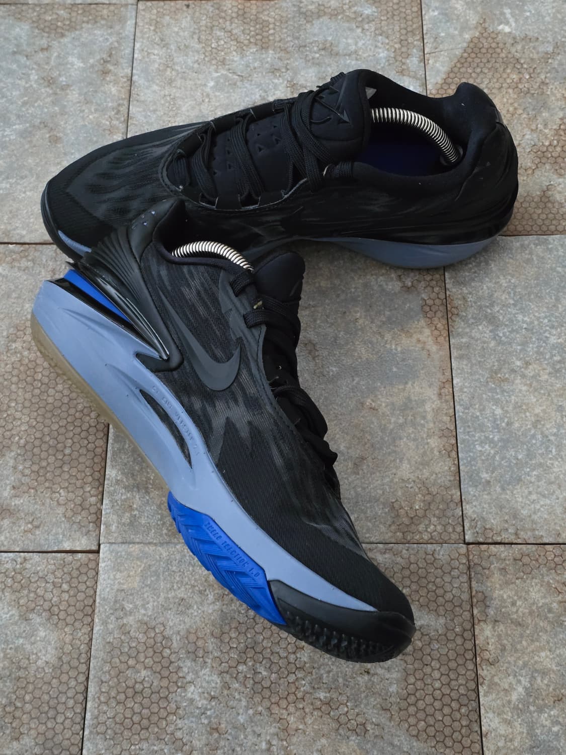 (260)나이키 에어 줌 gt 컷 2 블랙 레이서 블루 상품이미지4