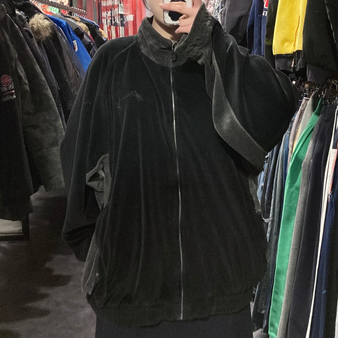 [IM]플래티넘 후부 벨벳져지 블랙 상품이미지2