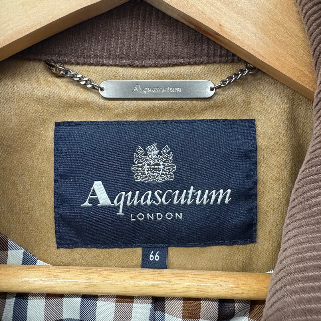 아쿠아스큐텀 코듀로이 카라 자켓 남성 M 상품이미지5