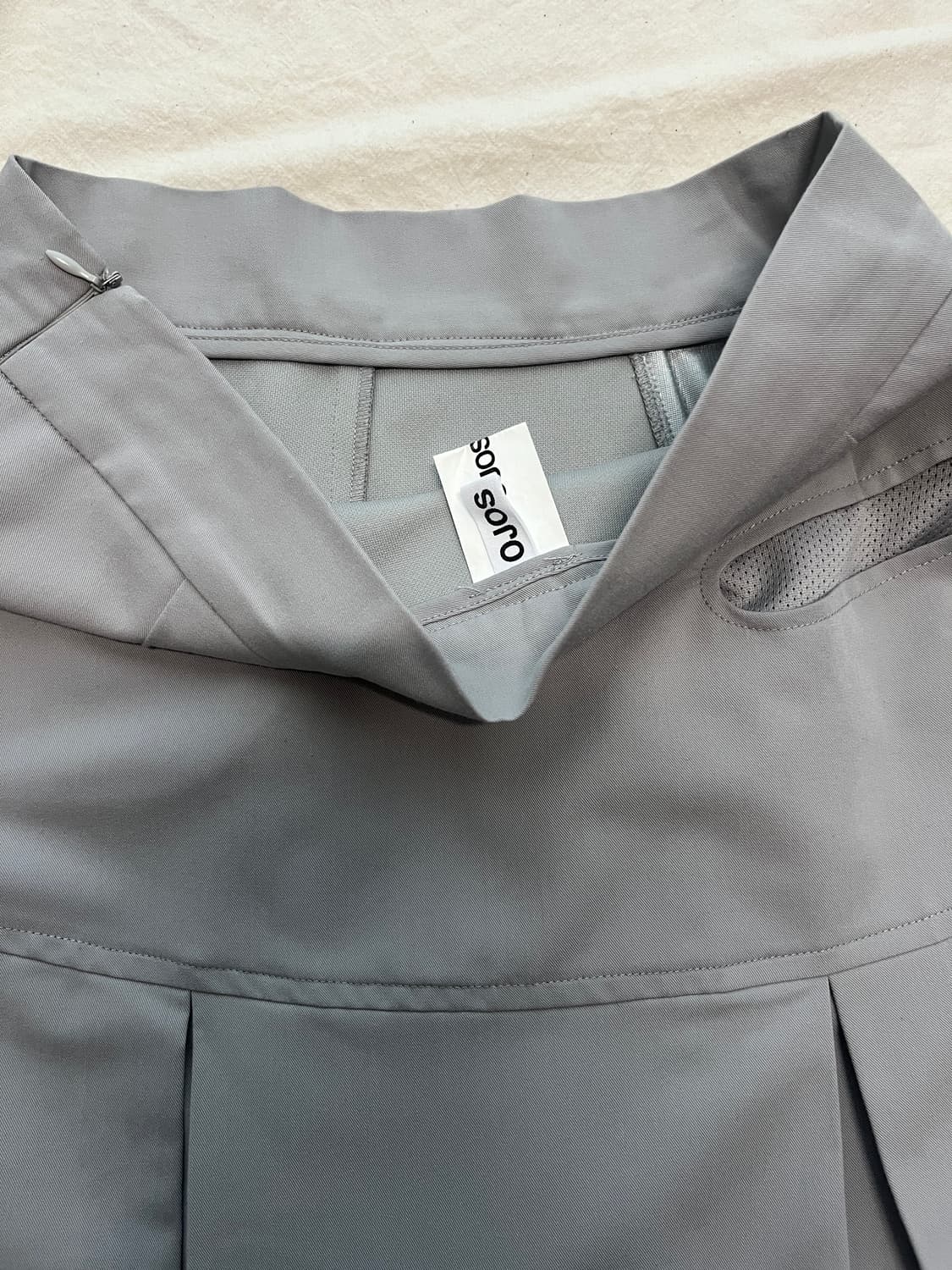 OJOS 오호스 져지 플리츠 스커트 팬츠  상품이미지4