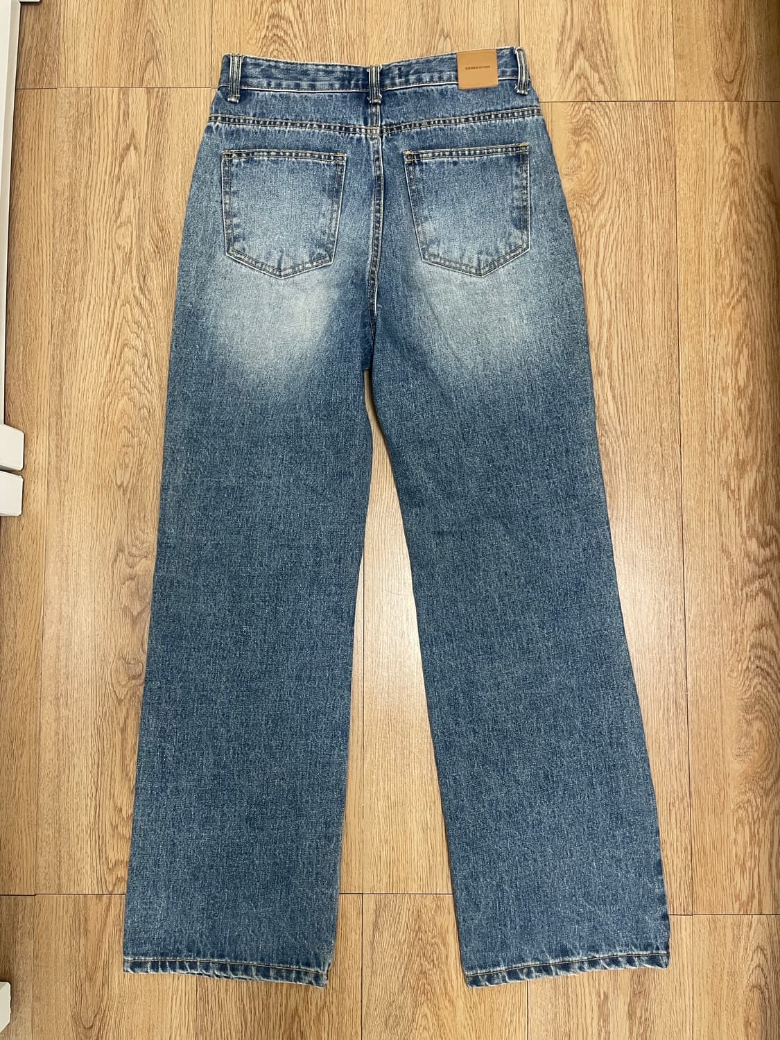 일자핏 데님팬츠 상품이미지2