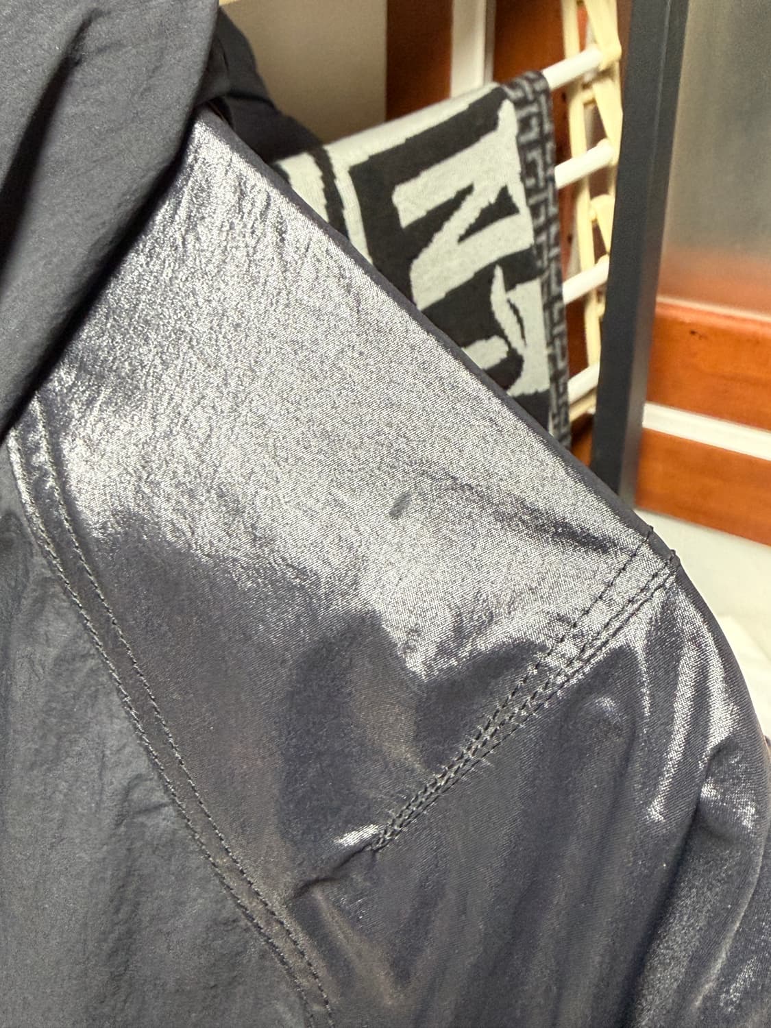 아워레가시 레트로스펙 바람막이 블랙 상품이미지3