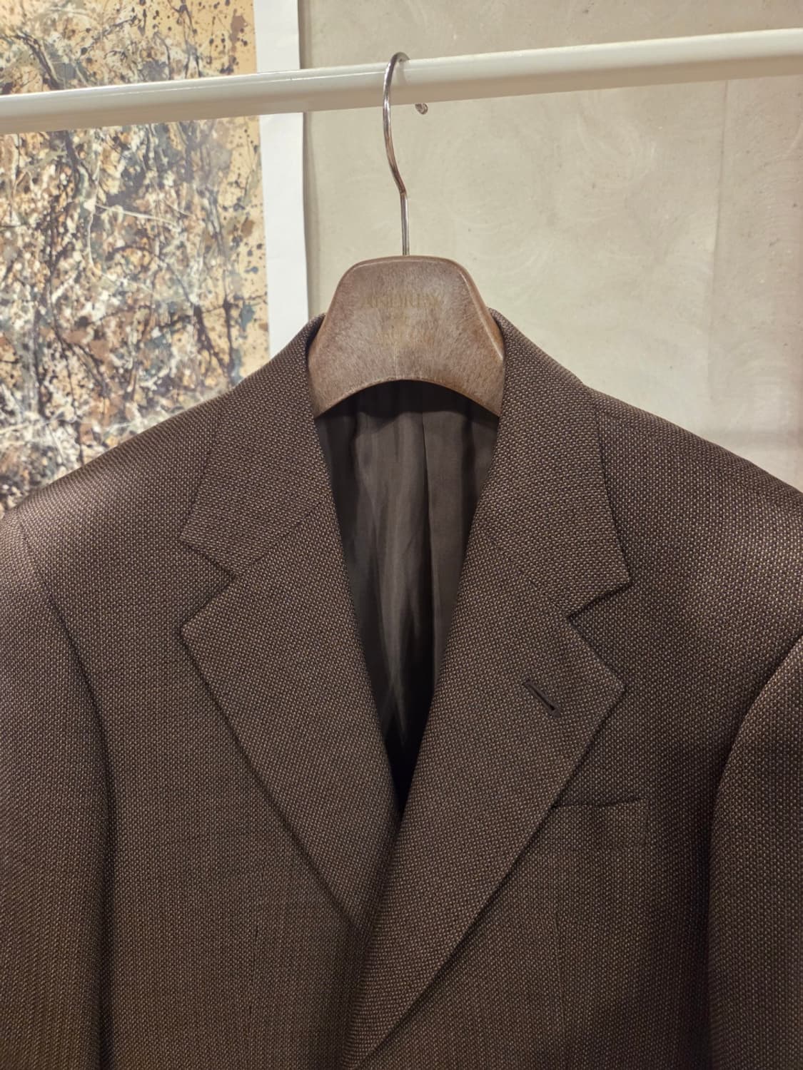 아르마니 꼴레지오니 홉색 트위드자켓 상품이미지2