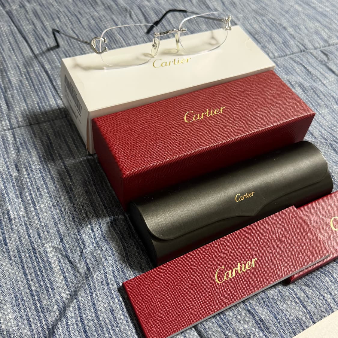 (OS) Cartier 까르띠에 C 데코 무테 안경  상품이미지3