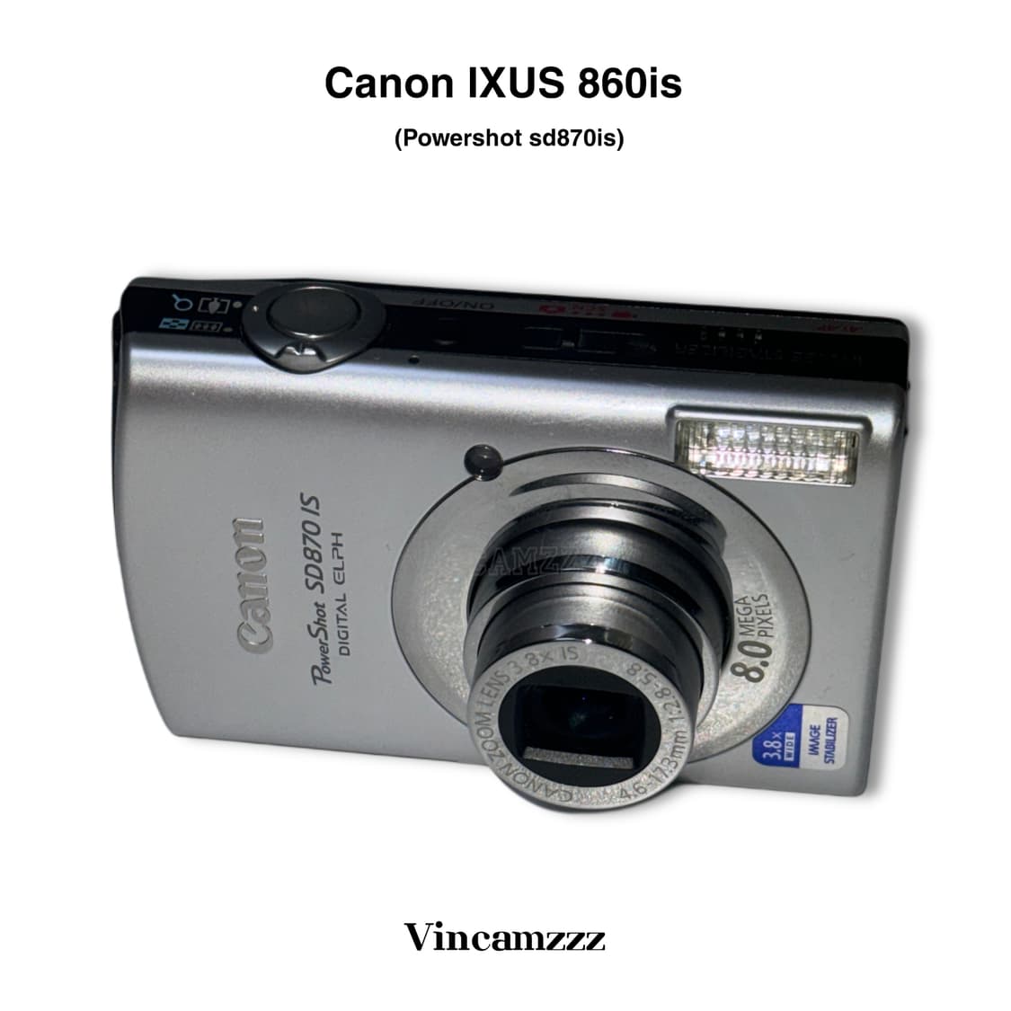 Canon 캐논 IXUS 익서스 860is 디지털 카메라 상품이미지4