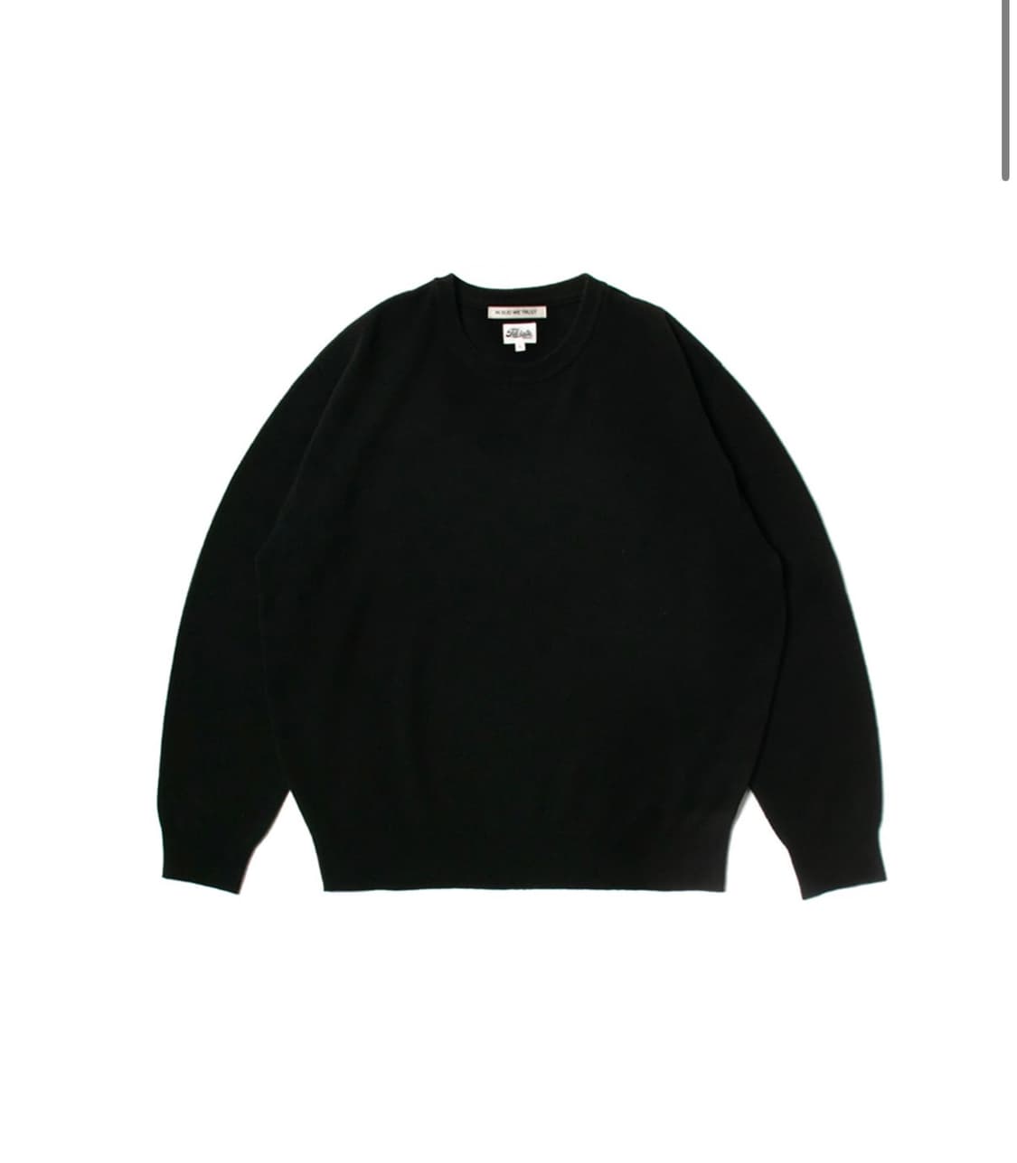 [XL] 뤡코즈 캐시미어니트 블랙 상품이미지1