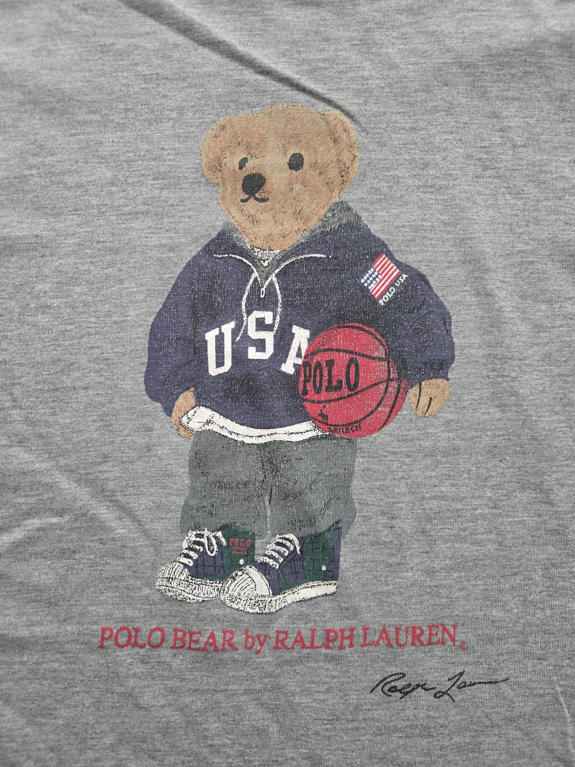 90s 폴로 랄프로렌 베어 티셔츠 상품이미지2