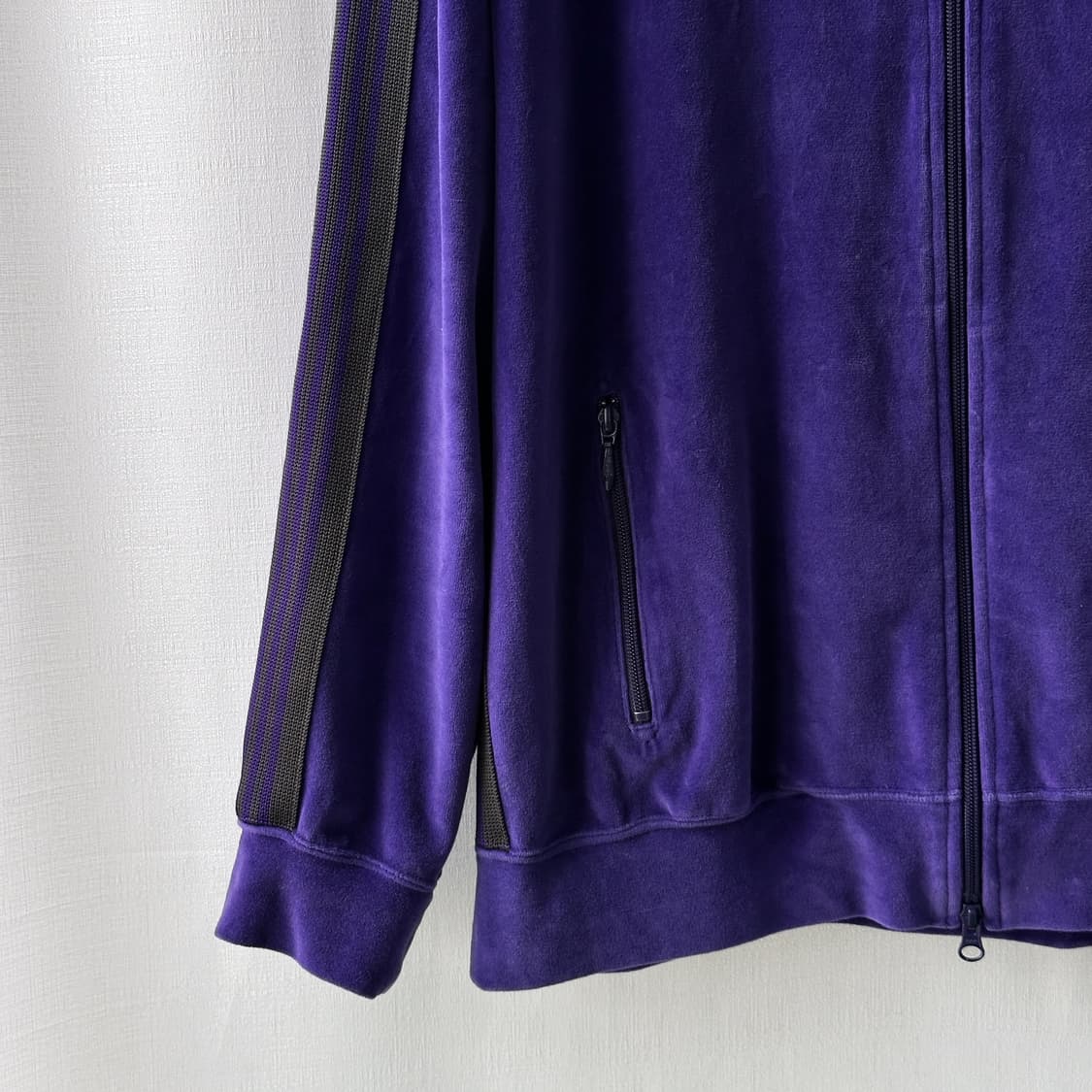 니들스 23AW RC 벨루어 트랙 자켓 퍼플 XL 상품이미지4