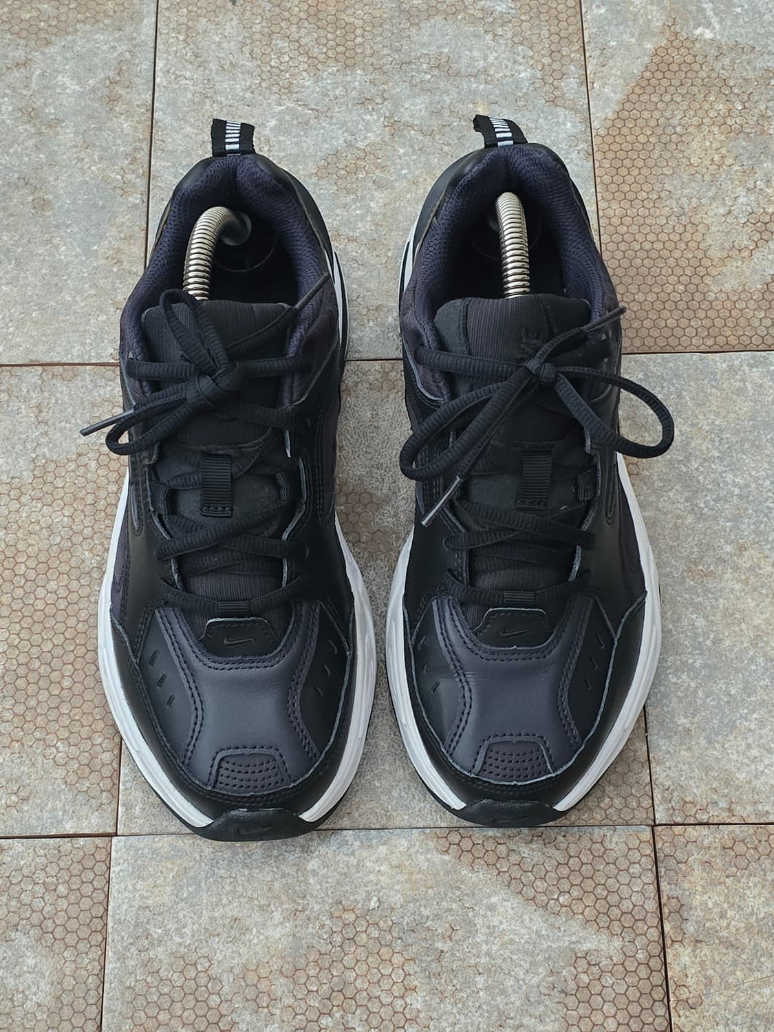 (235)나이키 m2k 테크노 블랙 오일 그레이 상품이미지2