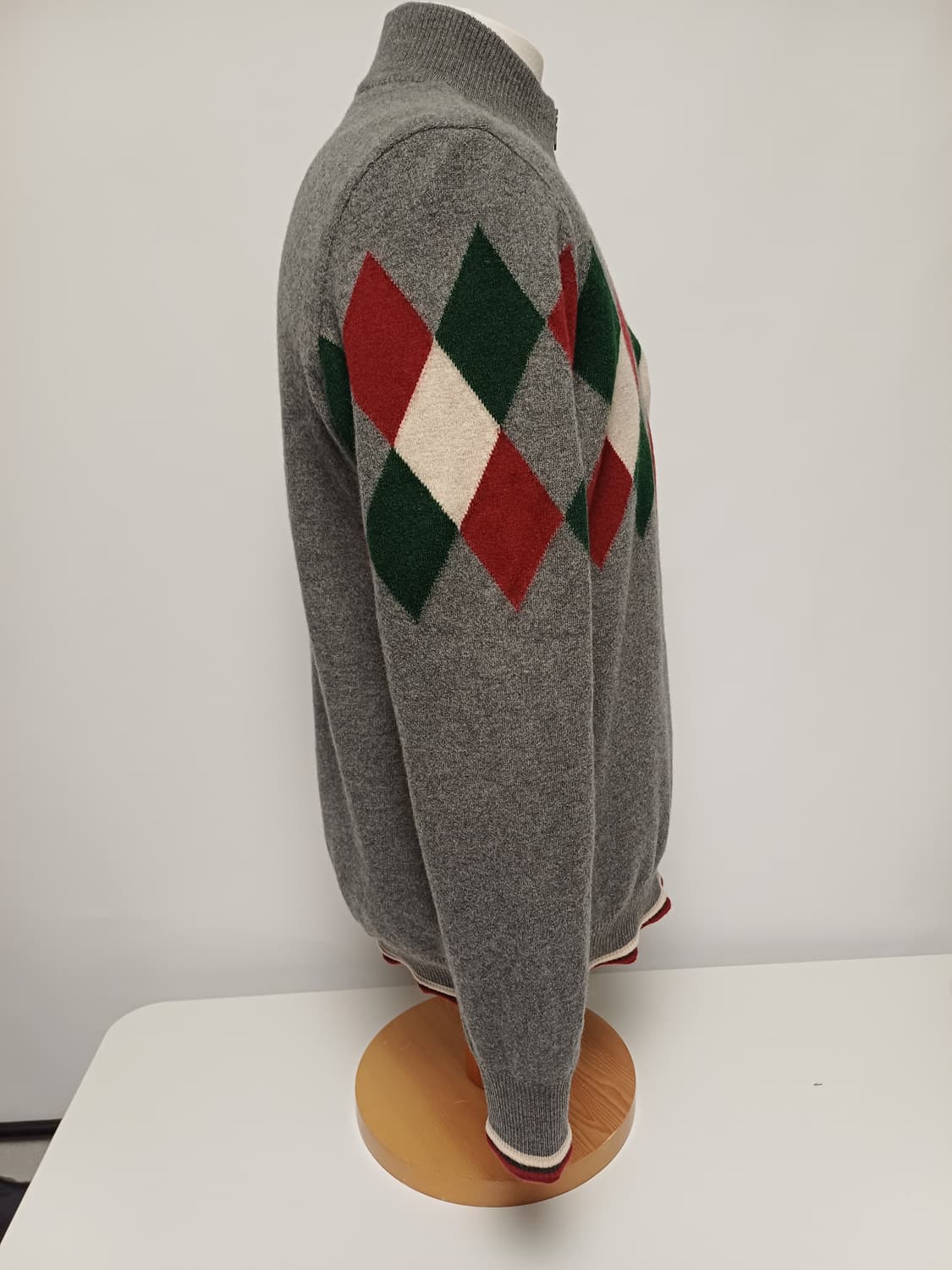 아놀드 파머 남성 아가일 방풍 니트 (라벨 110 -> 실측 95 추천) 상품이미지2