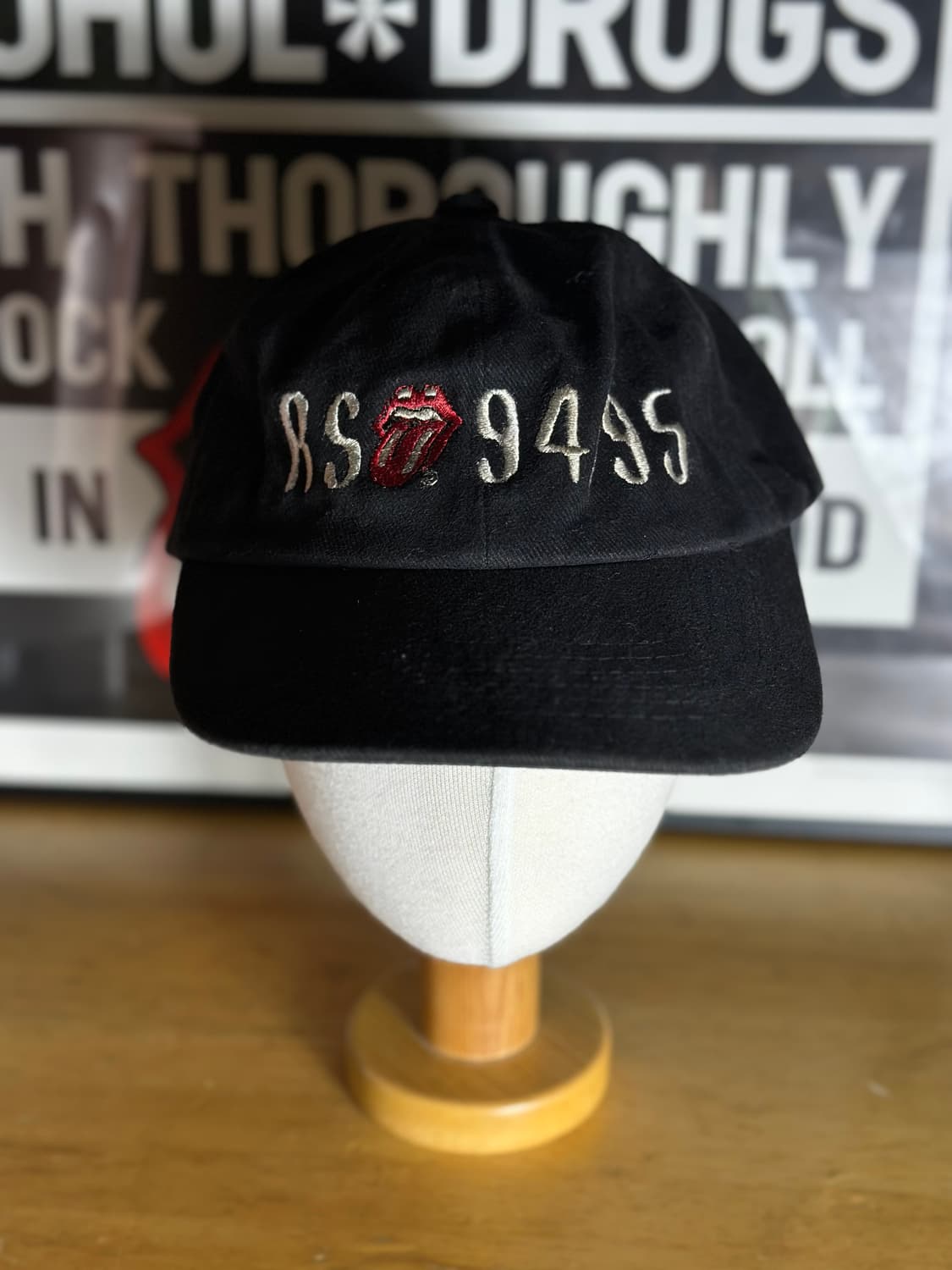 90s Rolling Stones 빈티지 롤링스톤즈 투어 모자 상품이미지1