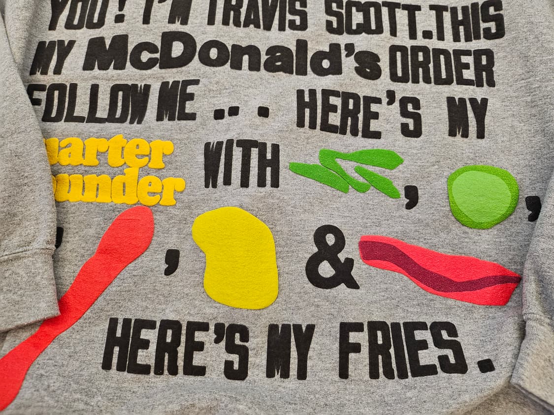 트래비스스캇 맥도날드 맨투맨 XL 상품이미지2