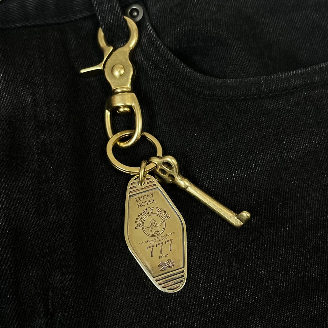 빈티지 올드스쿨 호텔 키링 상품이미지1